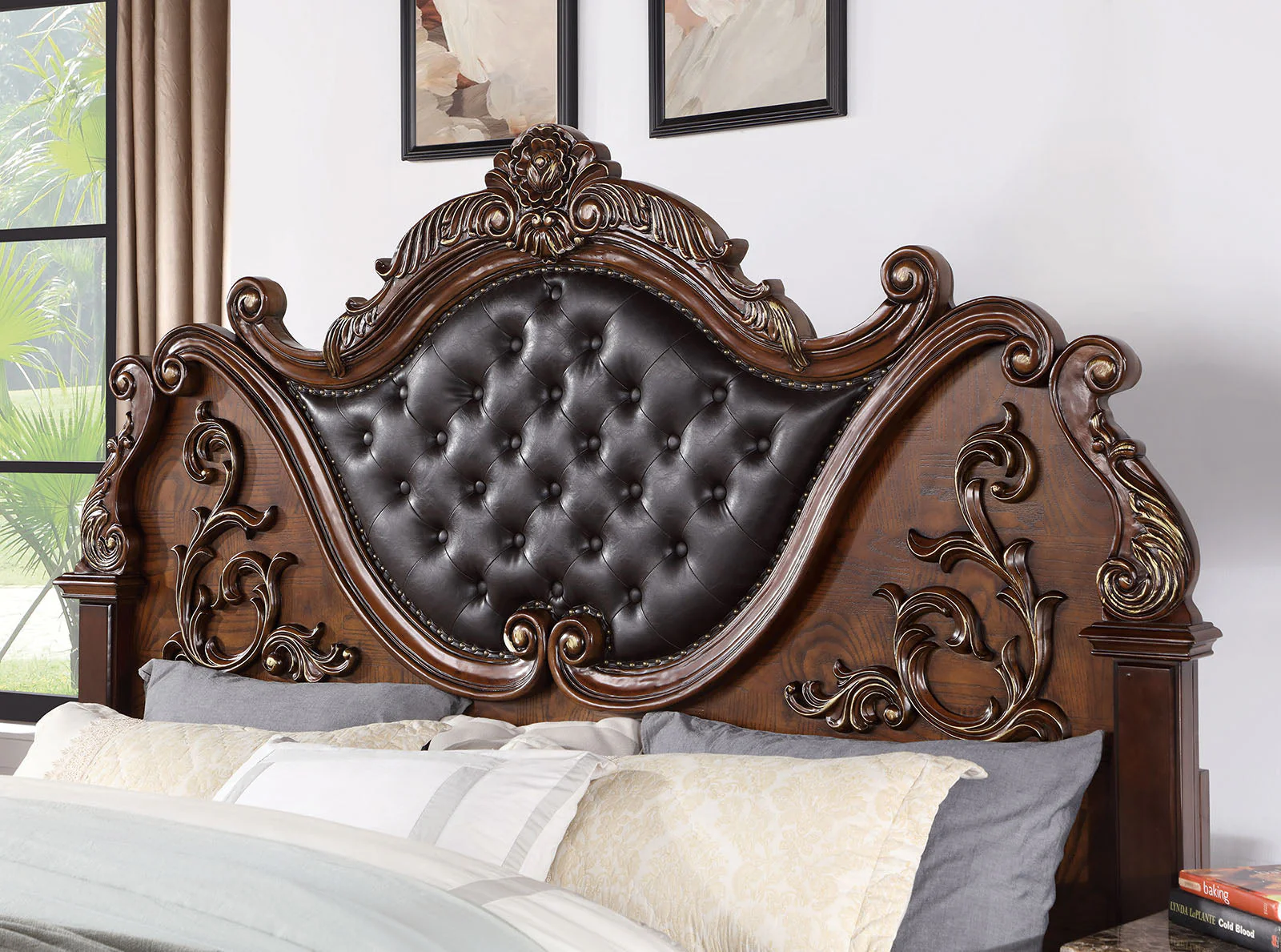 Esparanza Brown Eastern King Bed - Image 3
