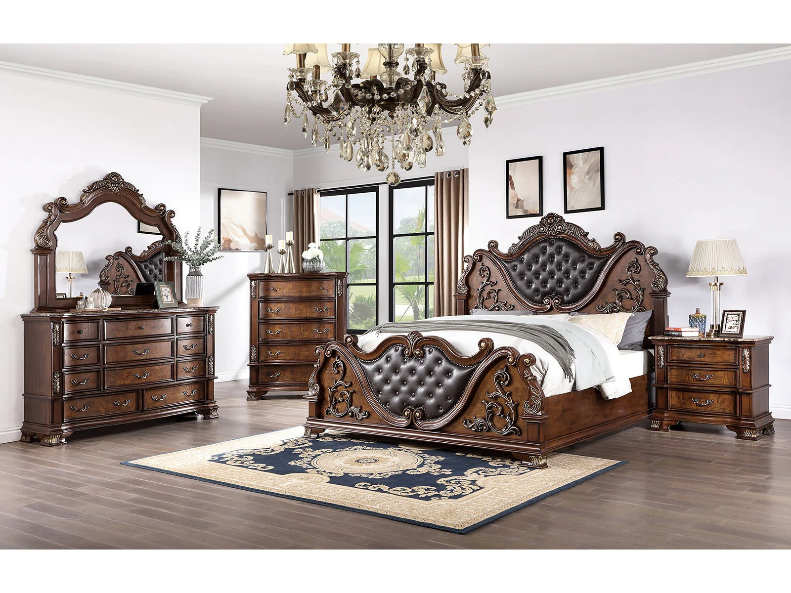 Esparanza Brown Eastern King Bed - Image 4