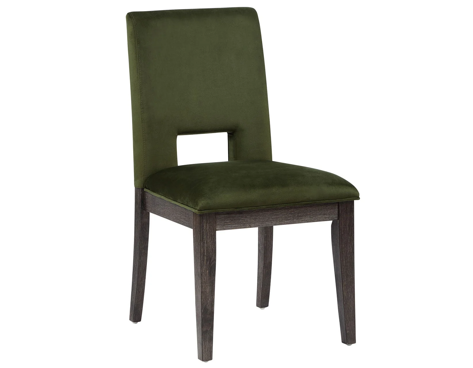 Evan Green Velvet Side Chair - Image 3