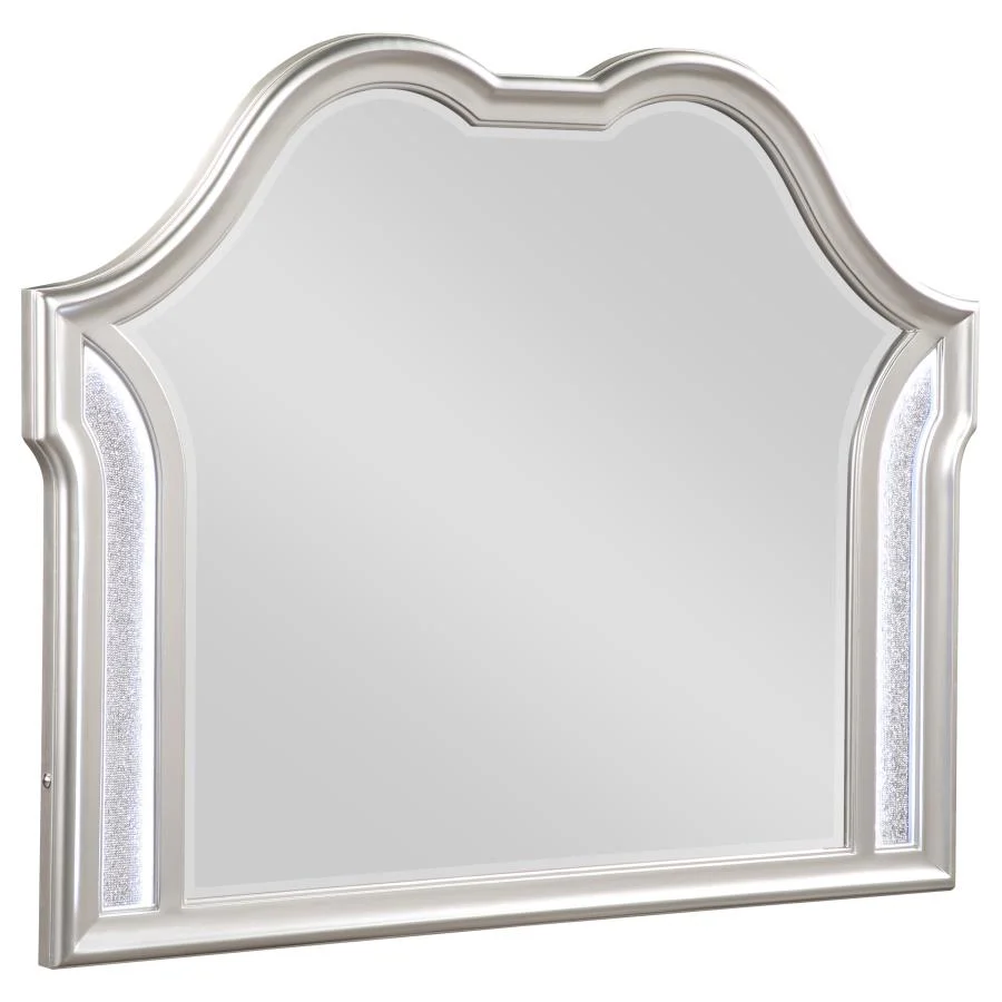 Evangeline Dresser Mirror Silver Oak - Image 2