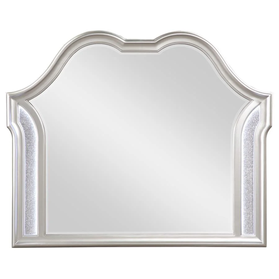 Evangeline Dresser Mirror Silver Oak - Image 3