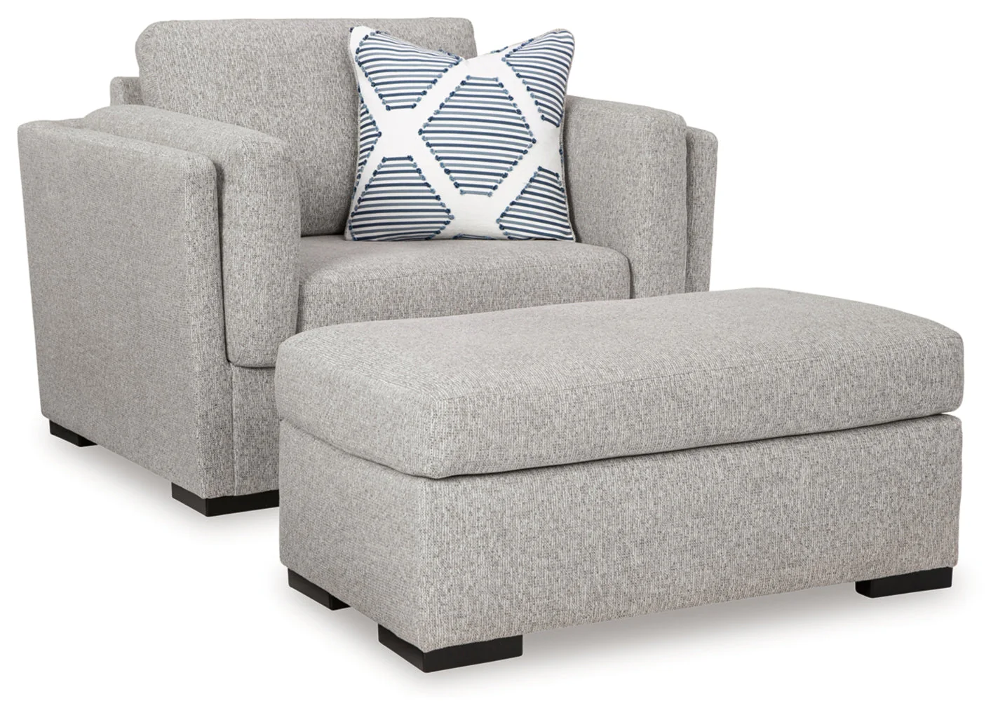 Evansley Chair and Ottoman - Image 4