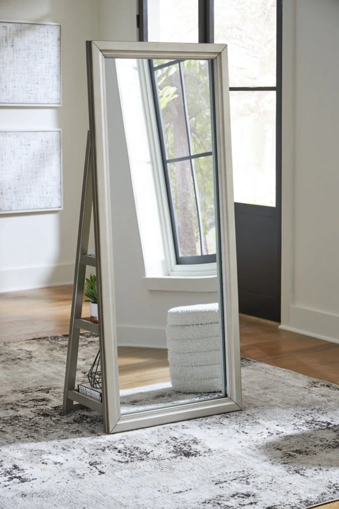 Evesen Floor Standing Mirror/Storage - Image 17