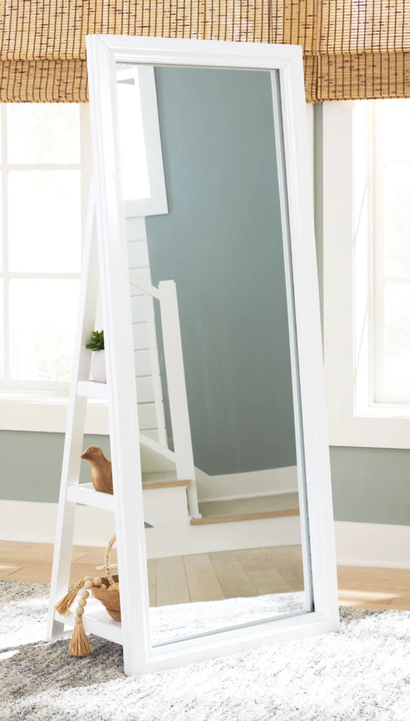 Evesen Floor Standing Mirror/Storage - Image 18