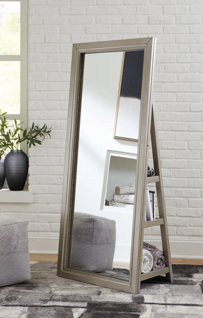 Evesen Floor Standing Mirror/Storage - Image 27