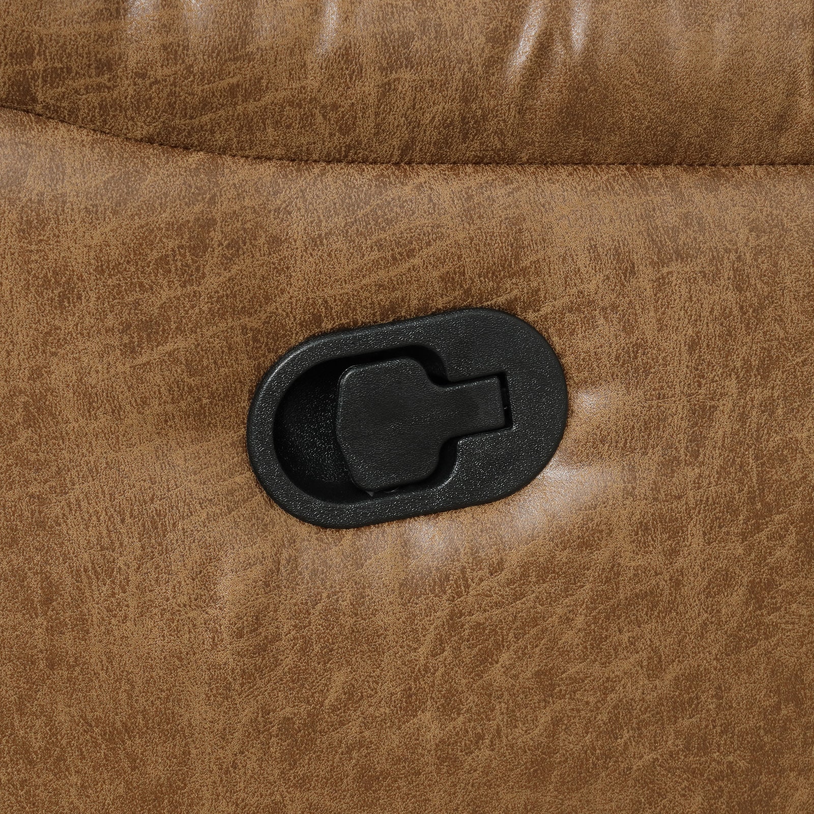 Ezekius Brown Leatherette  Reclining Sectinoal - Image 8
