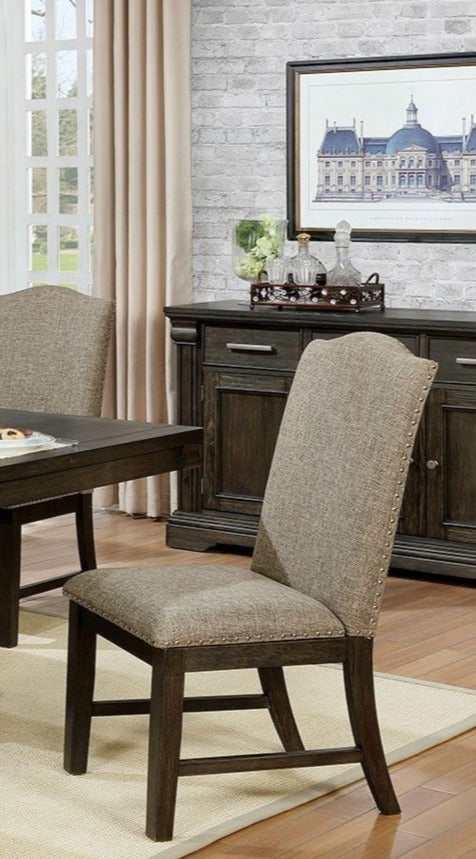 Faulk Espresso & Warm Gray Dining Chair (Set of 2) - Image 4