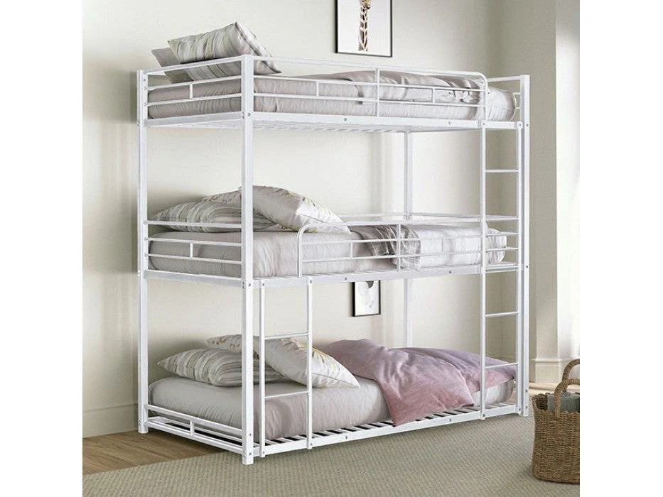 Felgu White Twin Bunk Bed