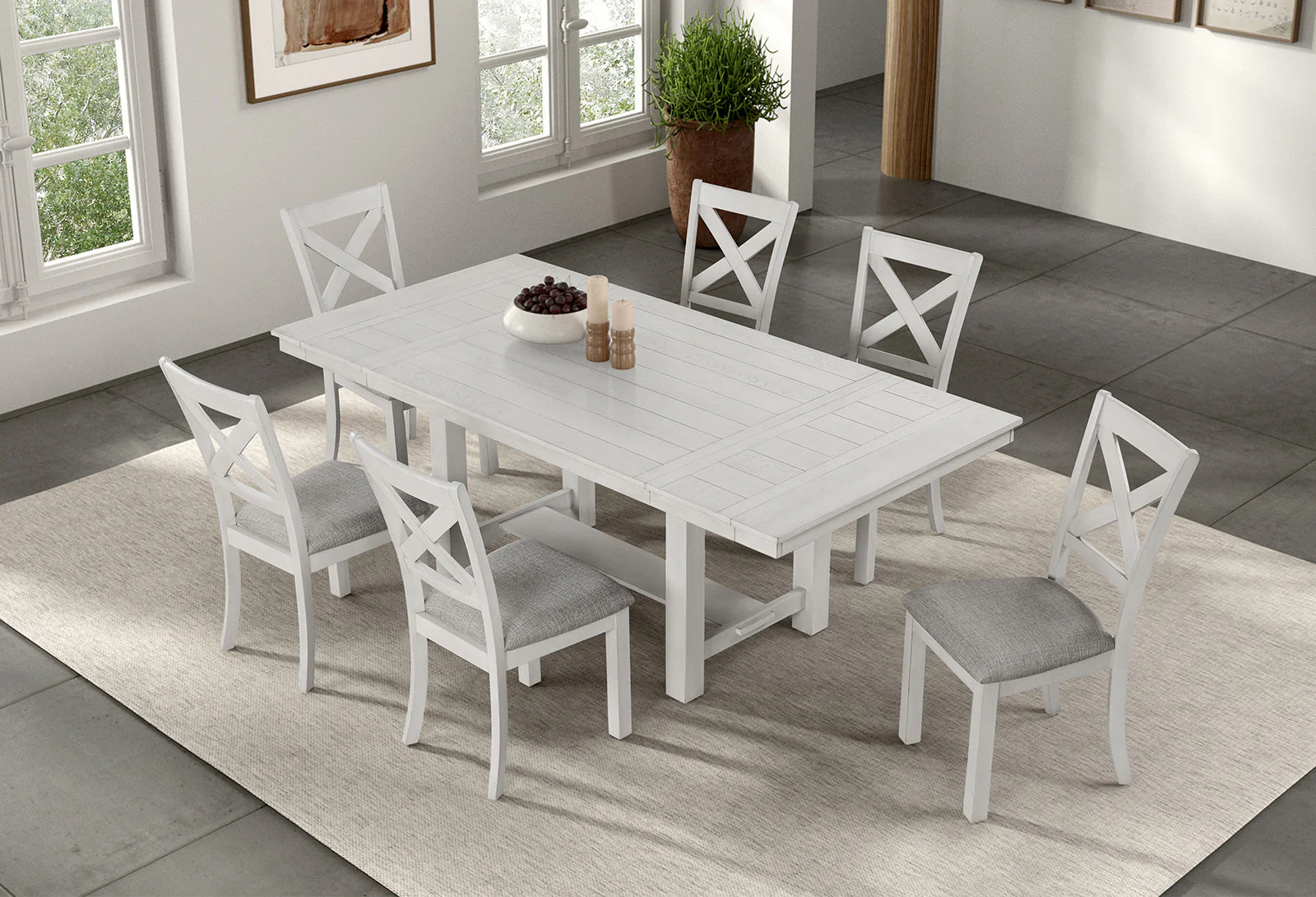 Ferrone Rustic White Oak Side Chair (Set of 2) - Image 3