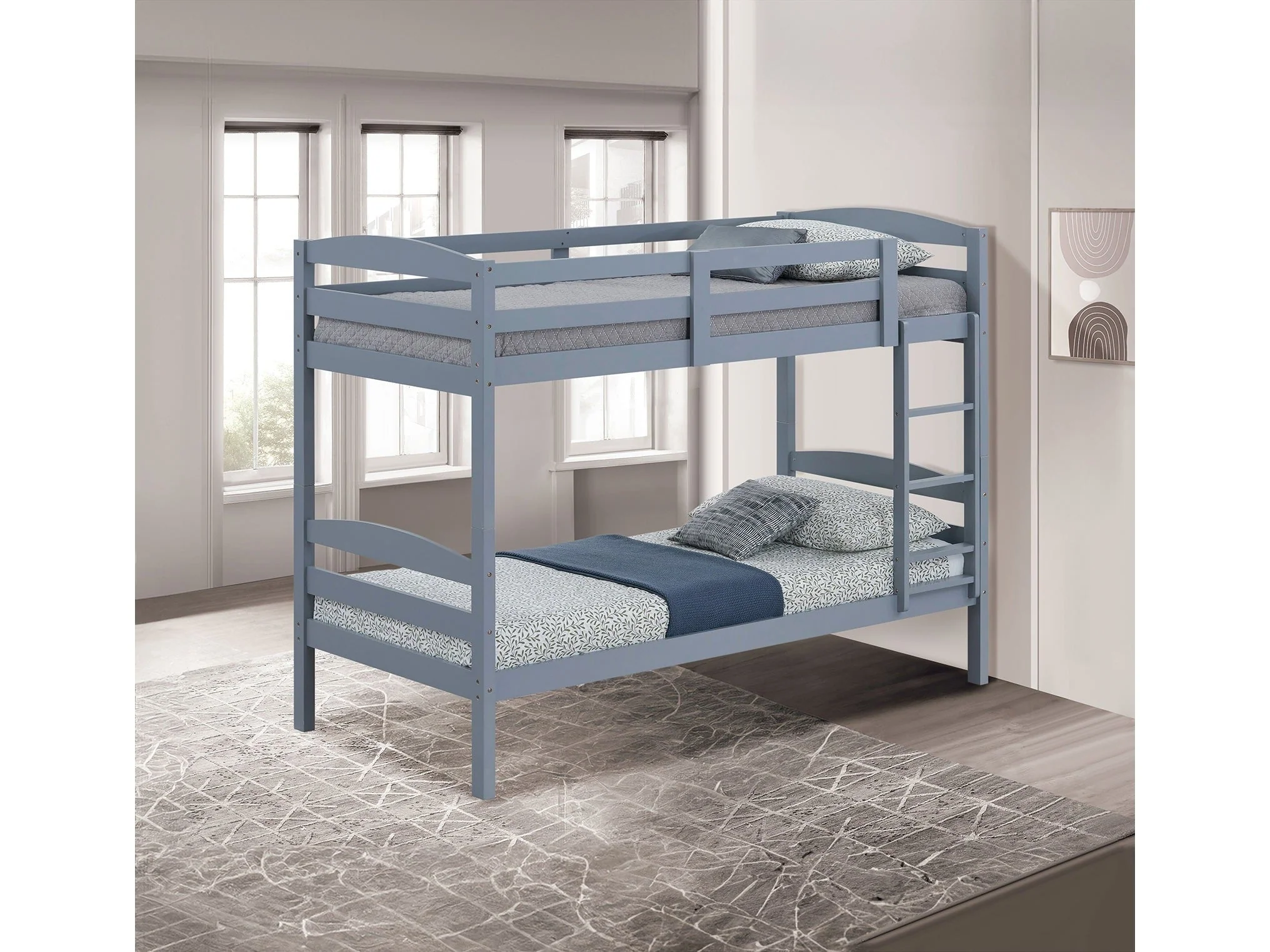 Finsbury Gray Twin/Twin Bunk