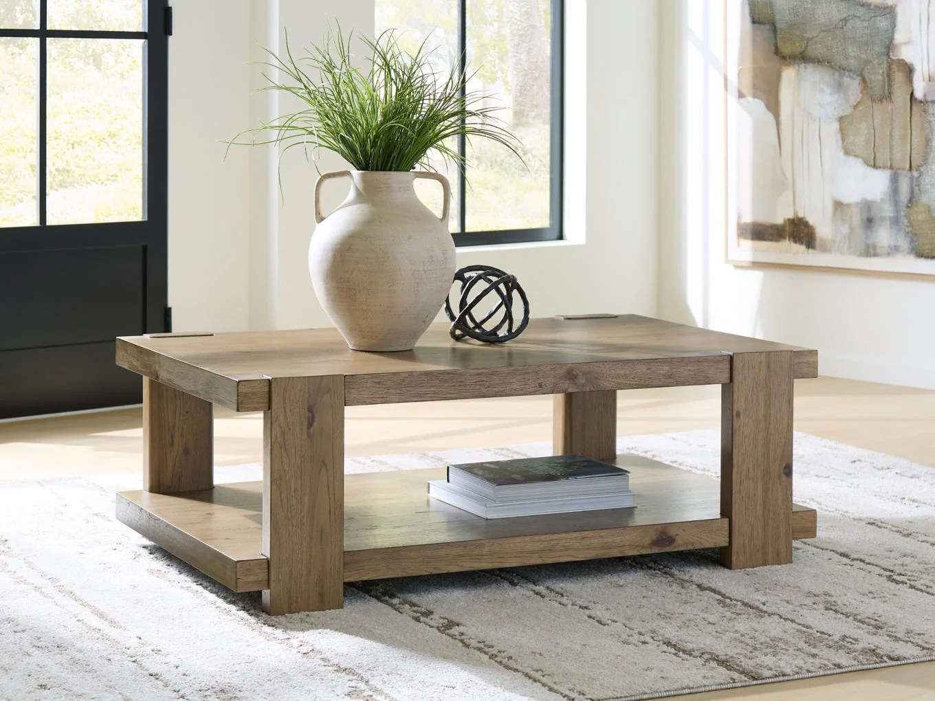 Flangren Rectangular Cocktail Table - Image 2