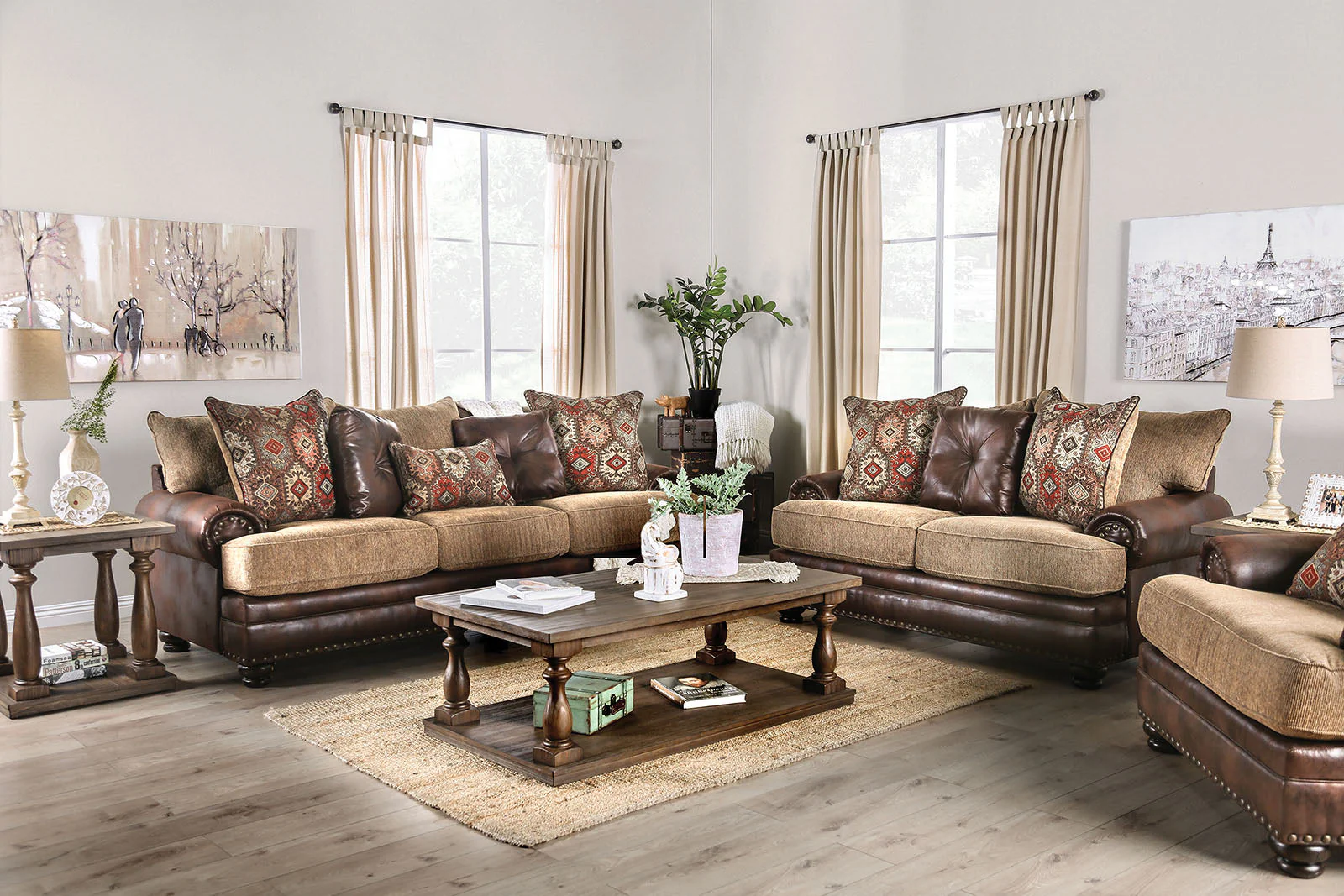 Fletcher Brown/Tan Chair - Image 5