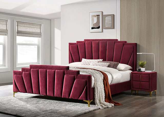 Florizel Red Nightstand - Image 2