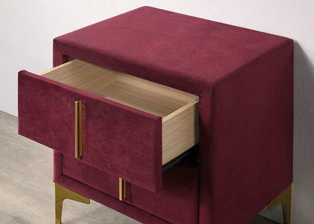 Florizel Red Nightstand - Image 3