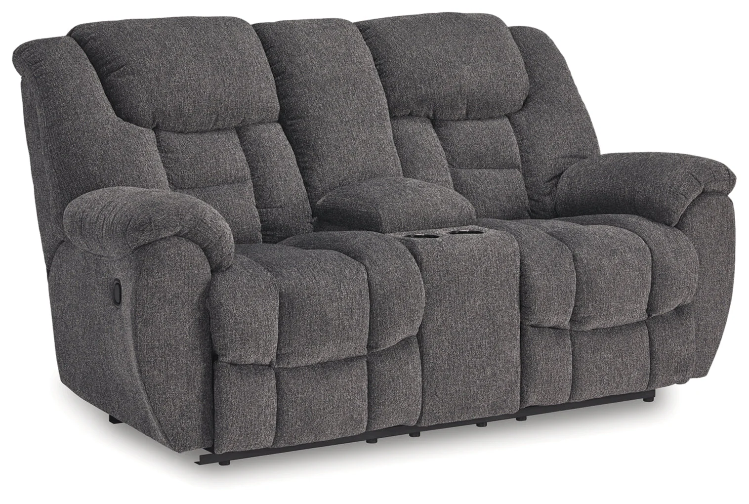 Foreside DBL Reclining Loveseat w/Console