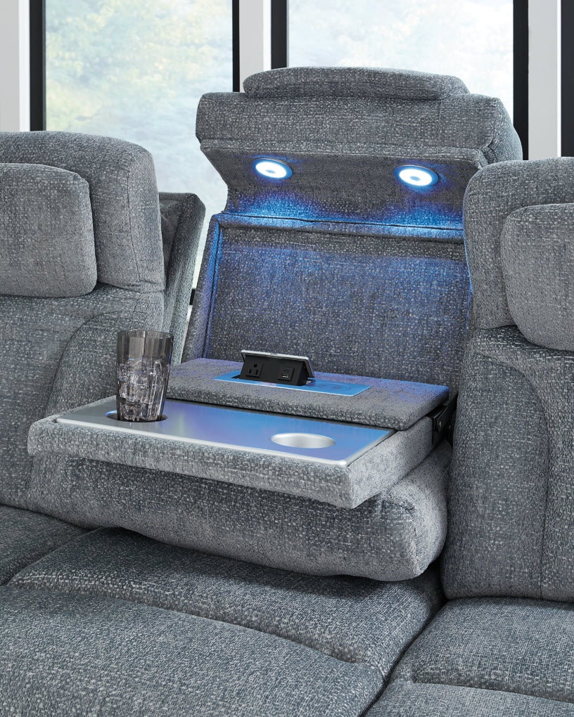 Forest Lake Power Reclining Sofa with Adjustable Headrest - Image 8