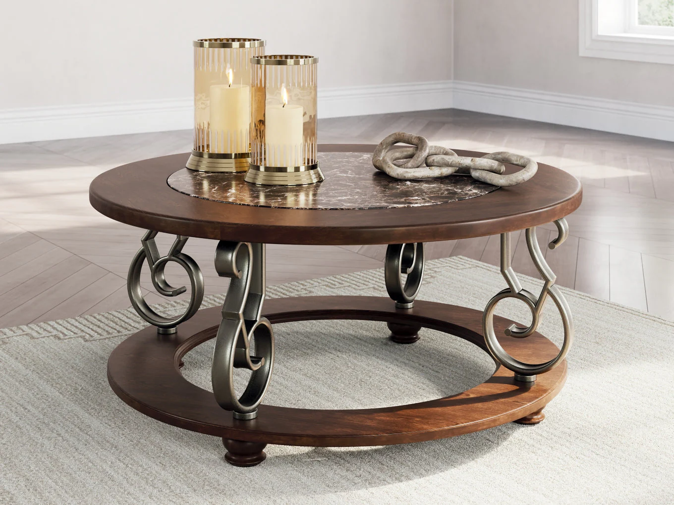 Frallyn Round Cocktail Table - Image 2