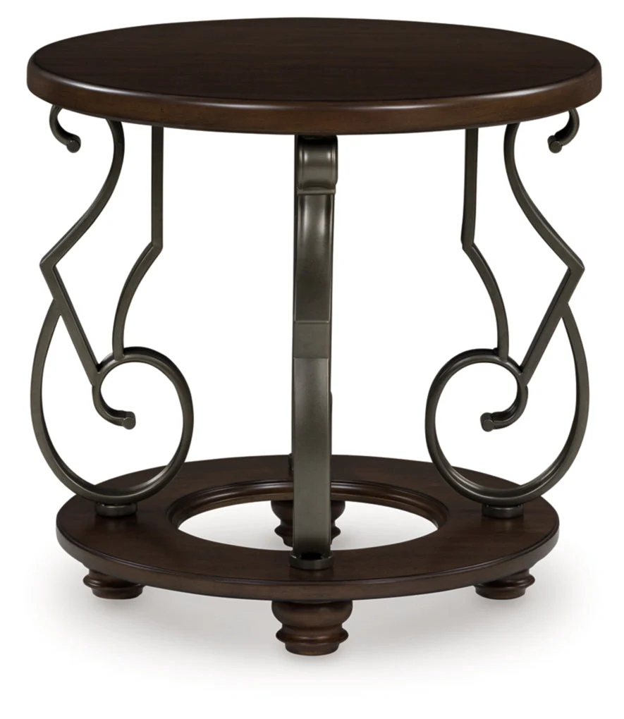 Frallyn Round End Table - Image 3