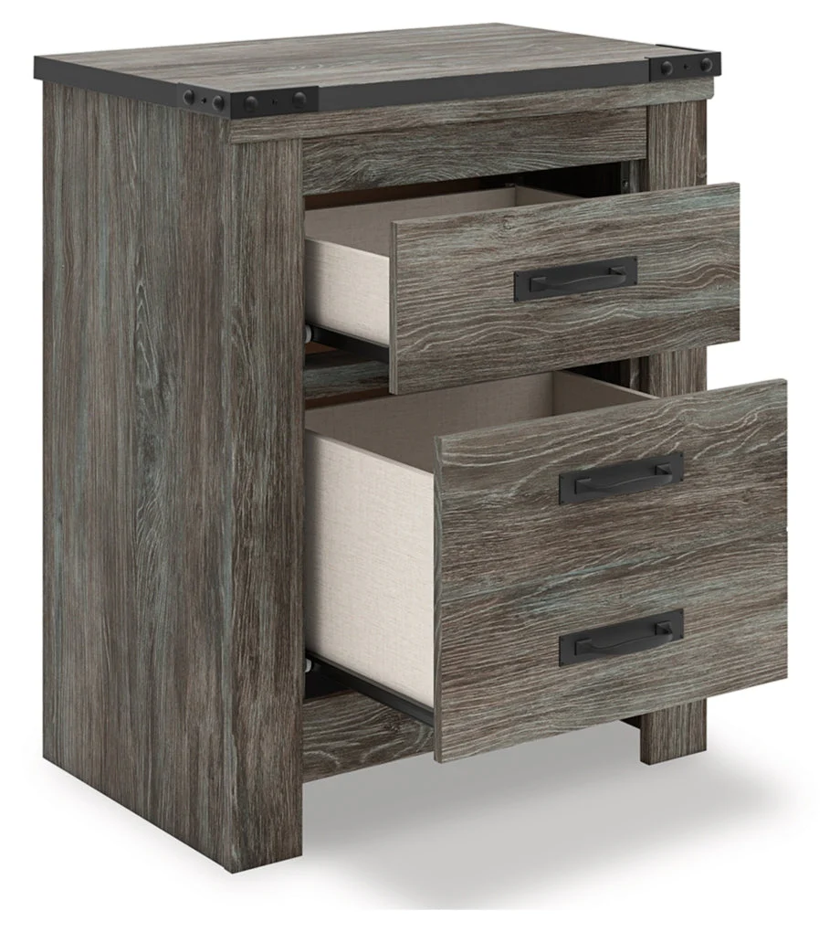Frandern Two Drawer Night Stand - Image 3