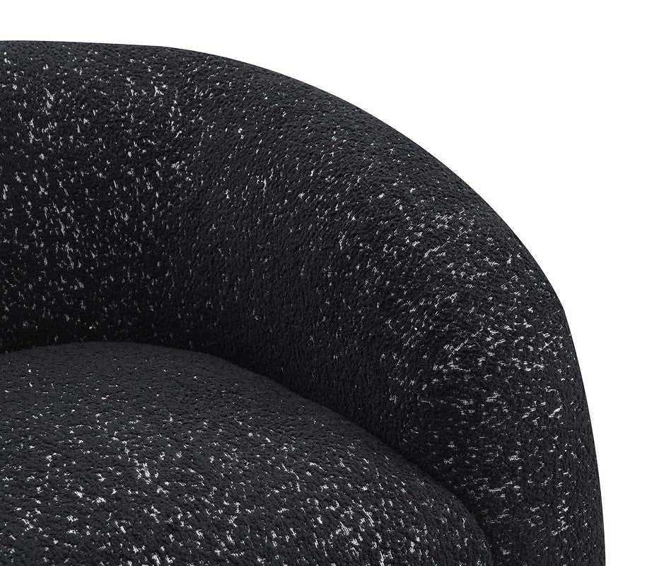 Freja Black Swivel Chair - Image 5