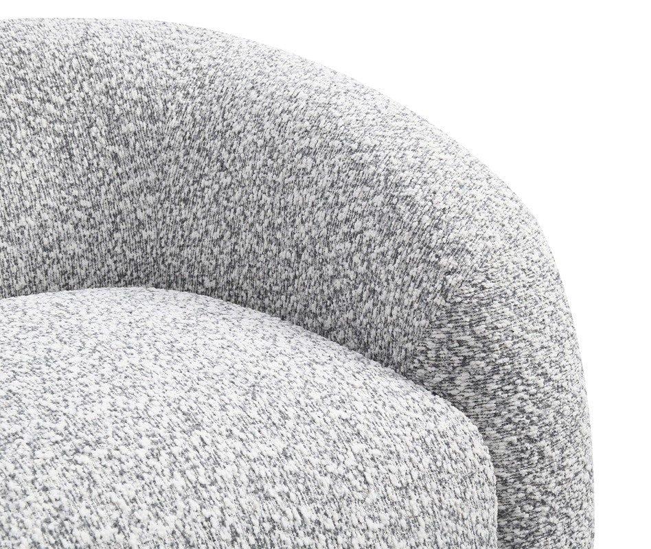 Freja Gray Swivel Chair - Image 5