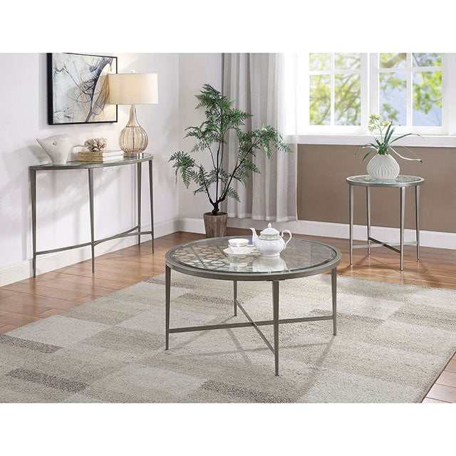 Freja Silver End Table - Image 2