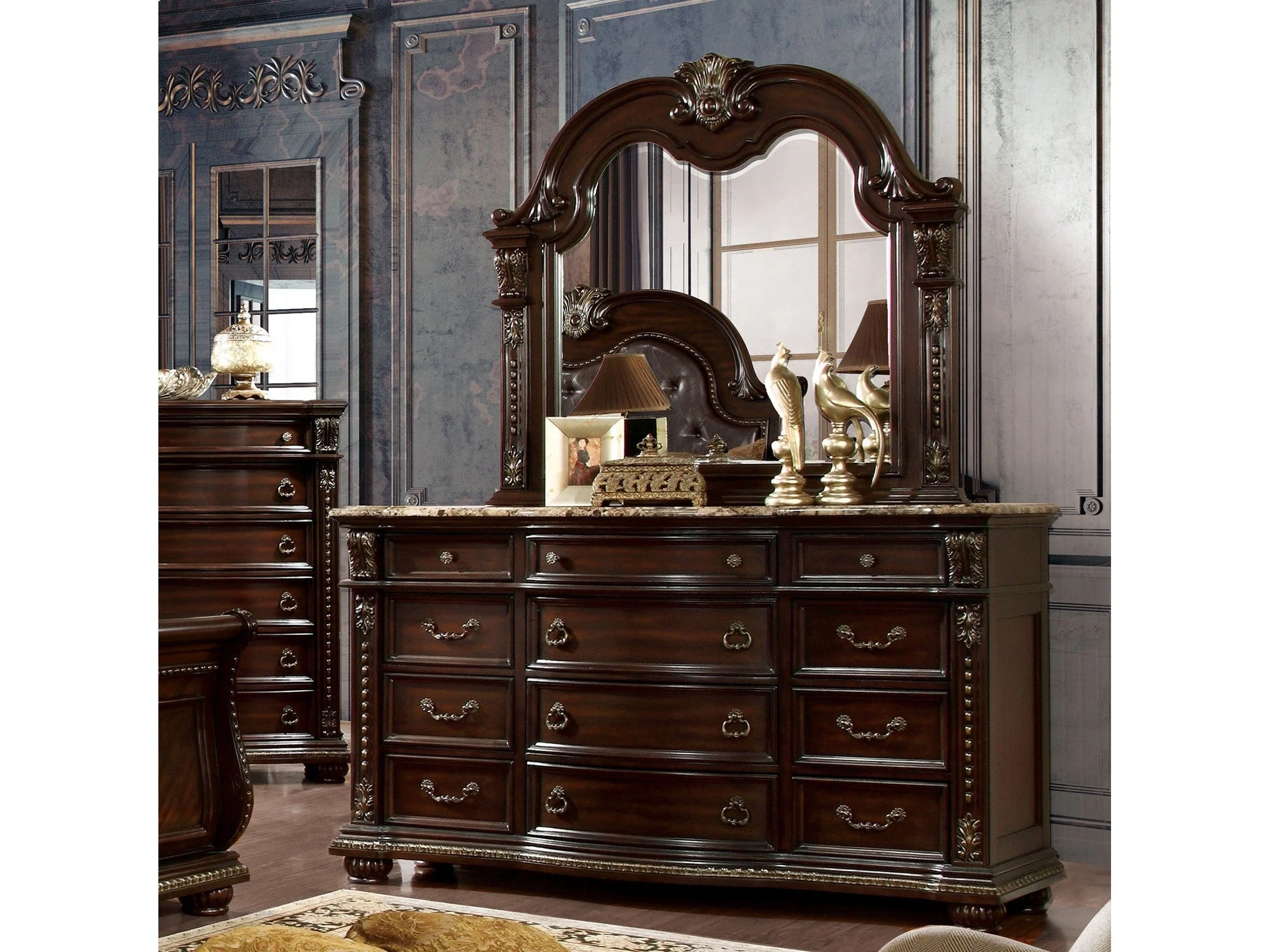 Fromberg Brown Cherry Dresser