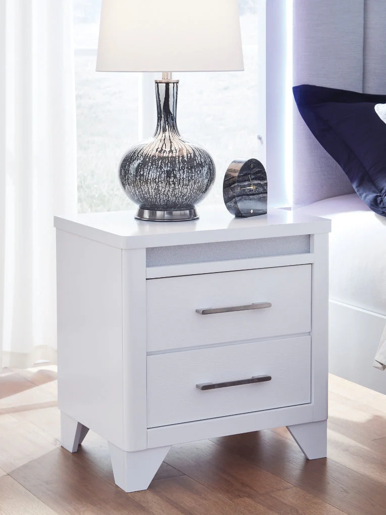 Frostlyn Two Drawer Night Stand - Image 2