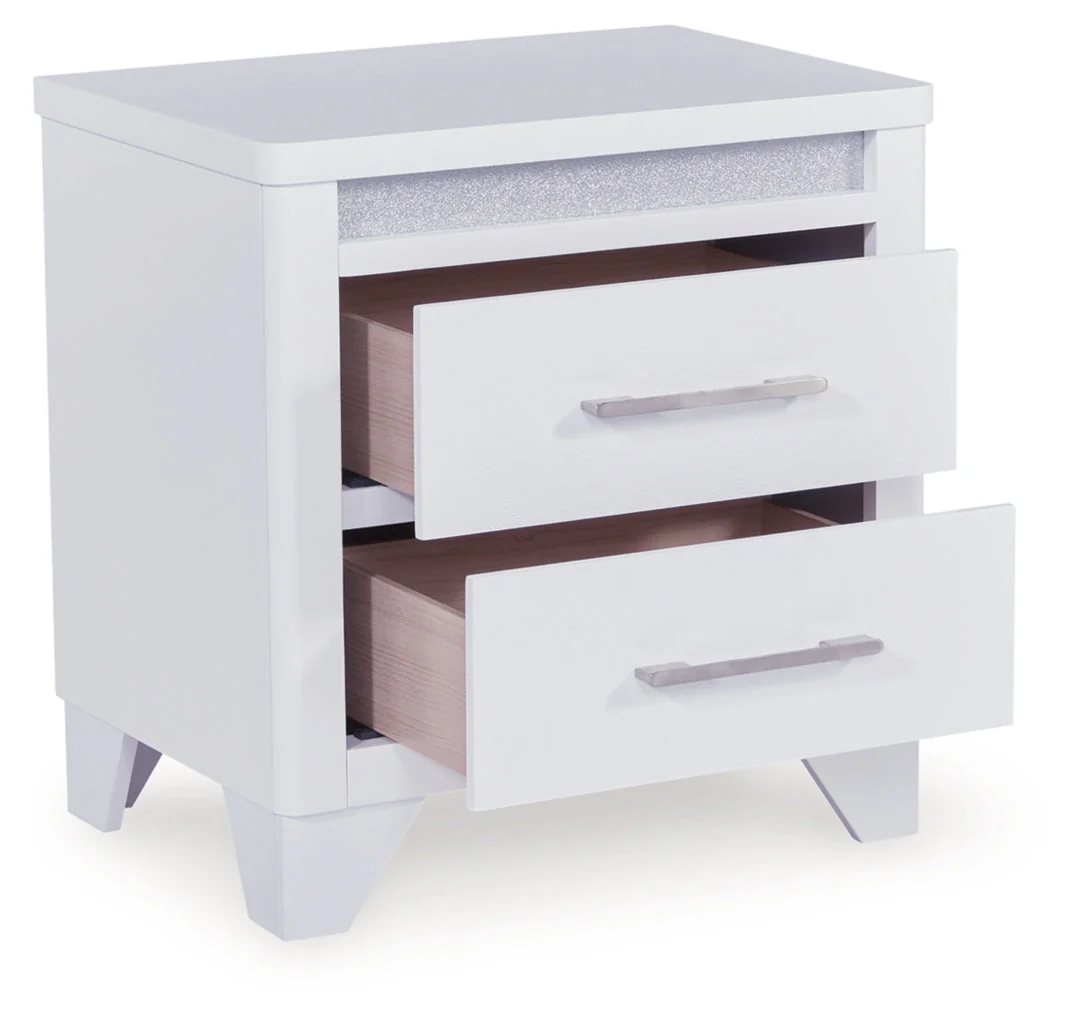 Frostlyn Two Drawer Night Stand - Image 3