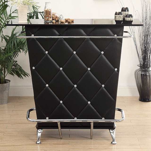 Fuero Black/Chrome Bar Table - Image 6