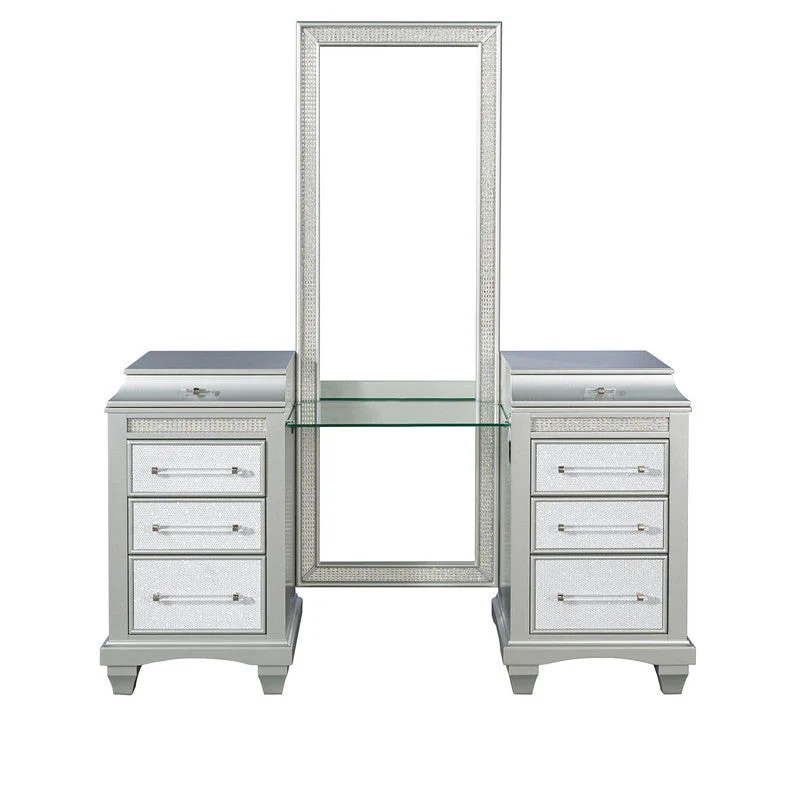 Galea Gray Vanity w/ Stool - Image 3