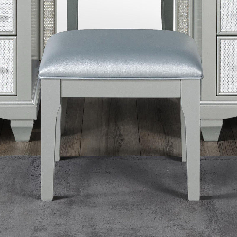 Galea Gray Vanity w/ Stool - Image 5