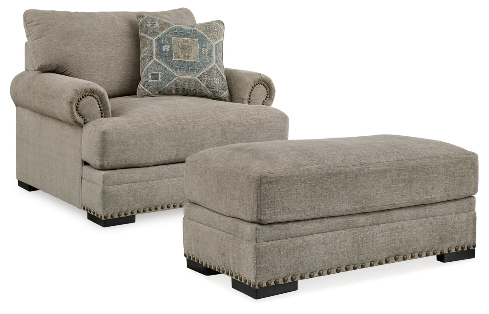 Galemore Chair and Ottoman - Image 2