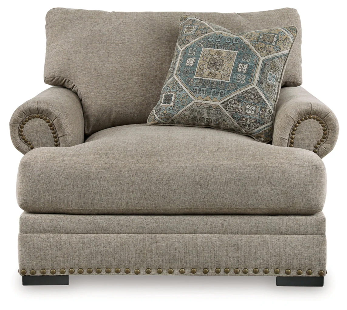 Galemore Chair and Ottoman - Image 6
