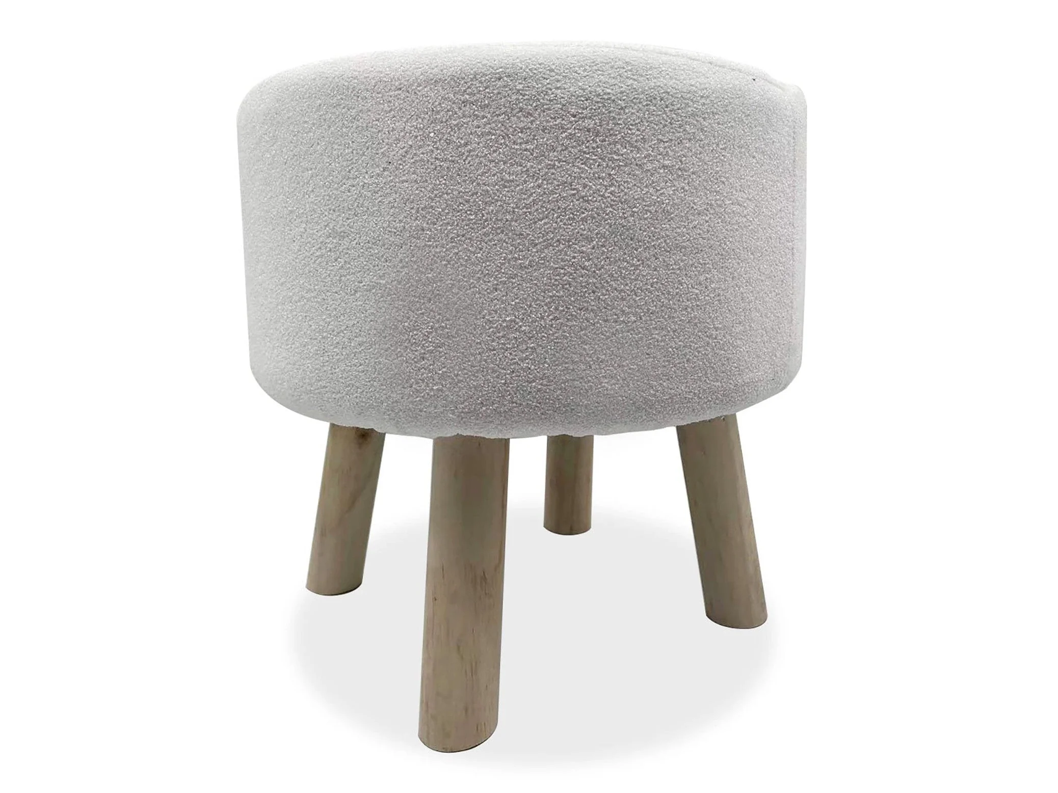Gates White/Natural Footstool (Set of 2)