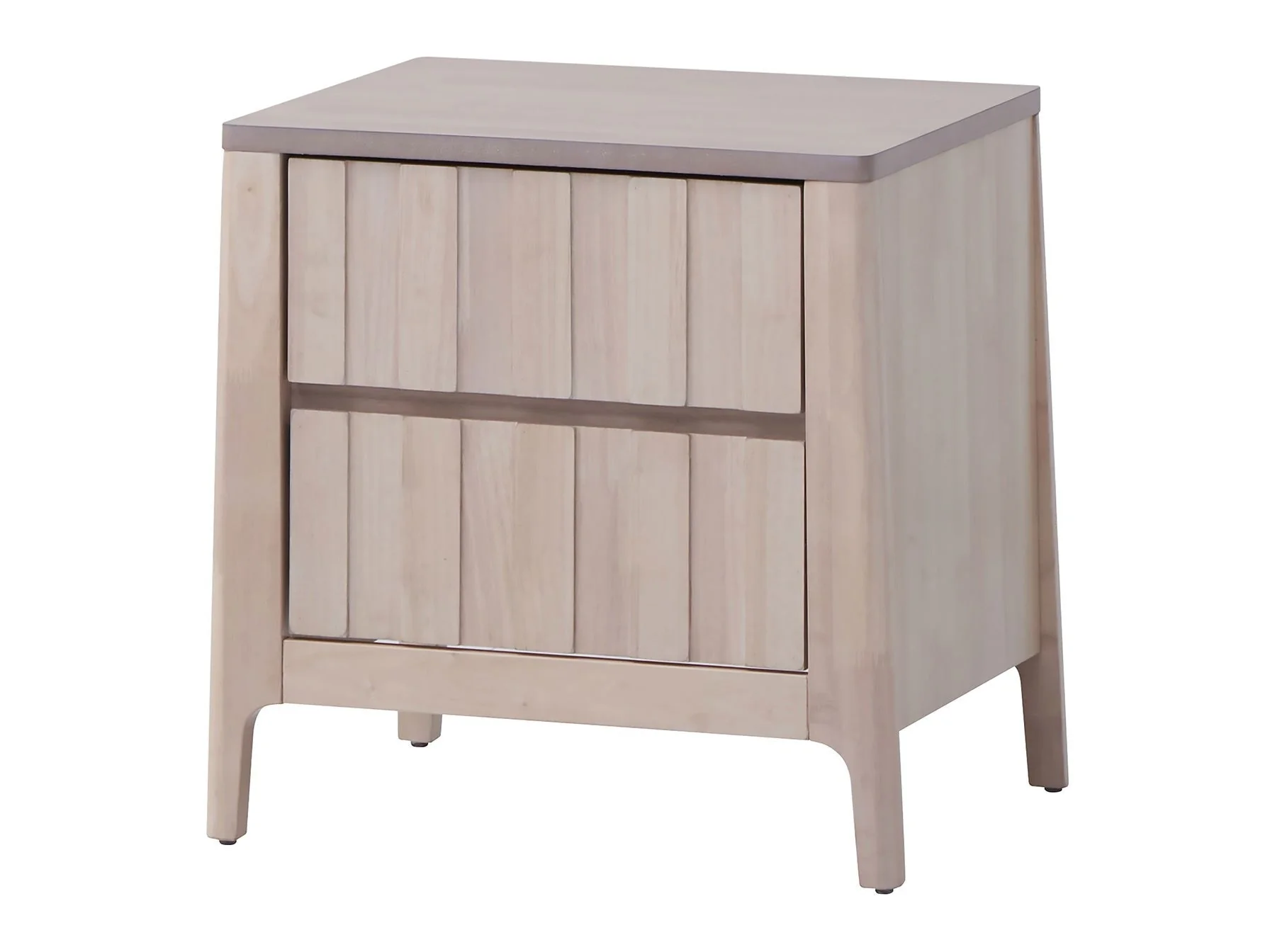Gervais Whitewash Nightstand