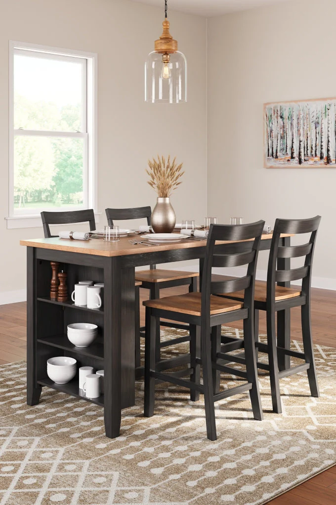 Gesthaven Dining Set (Up to 4 Barstools) - Image 6