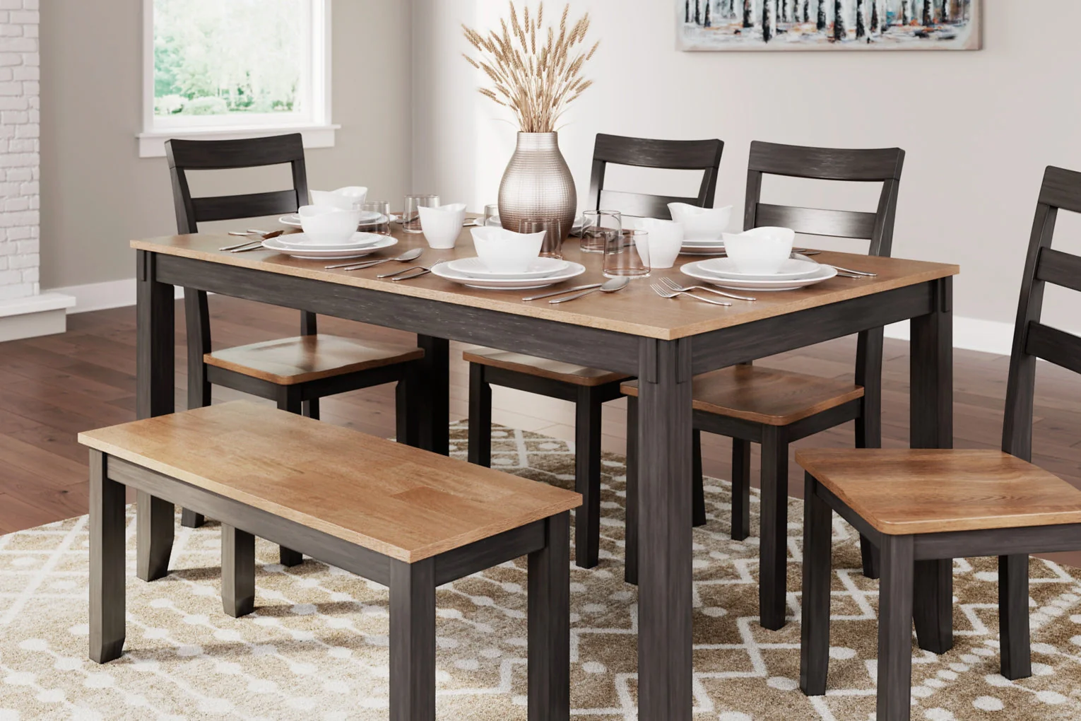 Gesthaven Dining Set (Up to 4 Barstools) - Image 85
