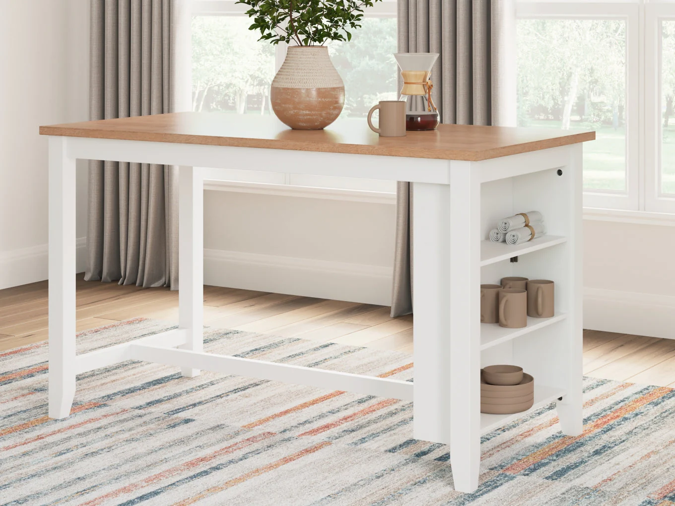 Gesthaven RECT Dining Room Counter Table - Image 5