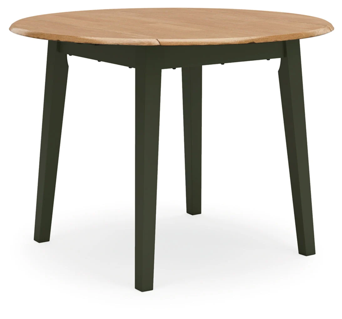 Gesthaven Round Dining Room Drop Leaf Table - Image 4