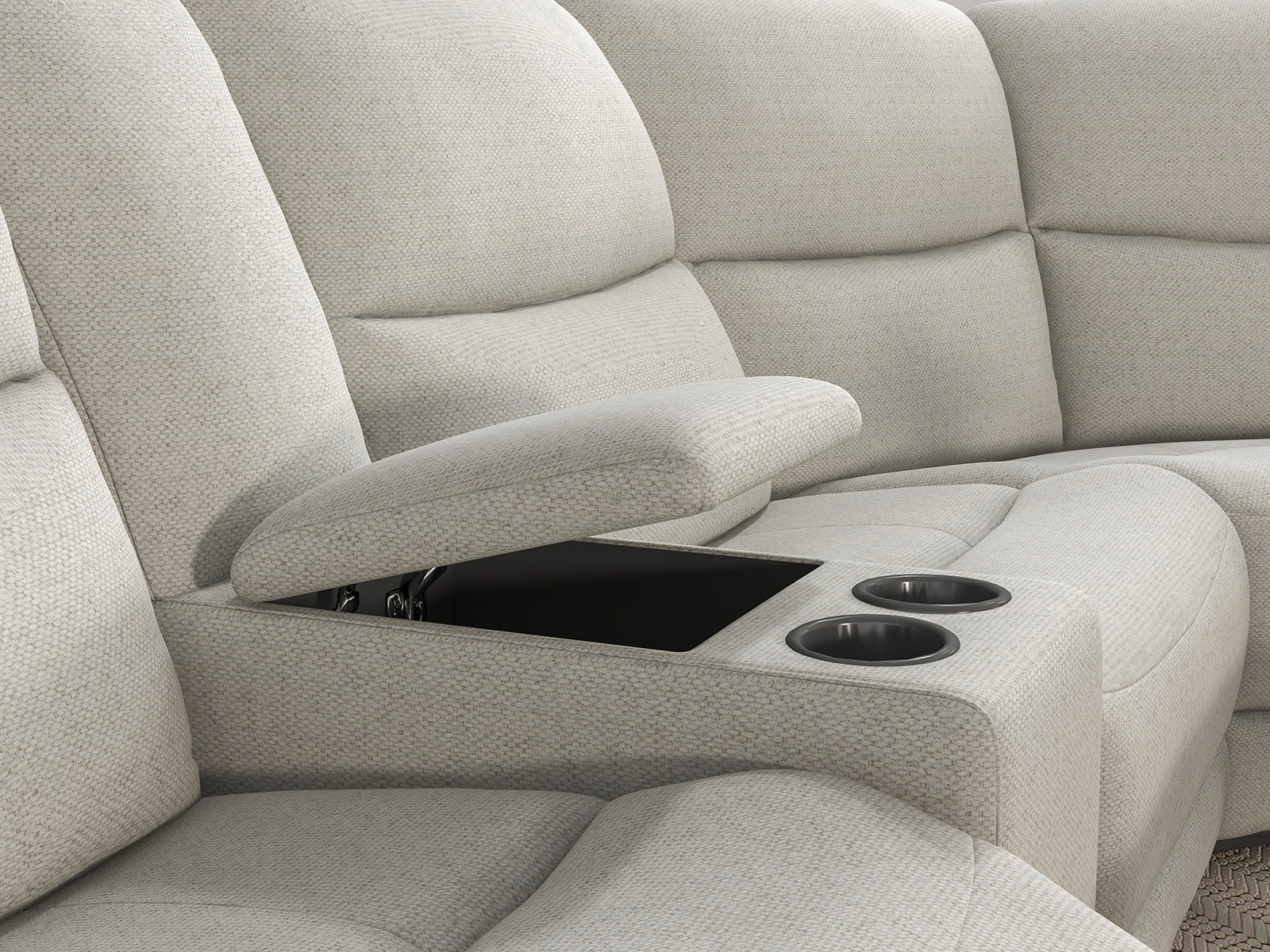 Giraldus Beige Sectional - Image 2
