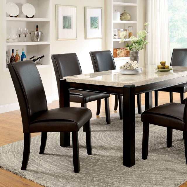 Gladstone Dark Walnut/Ivory Dining Table - Image 4
