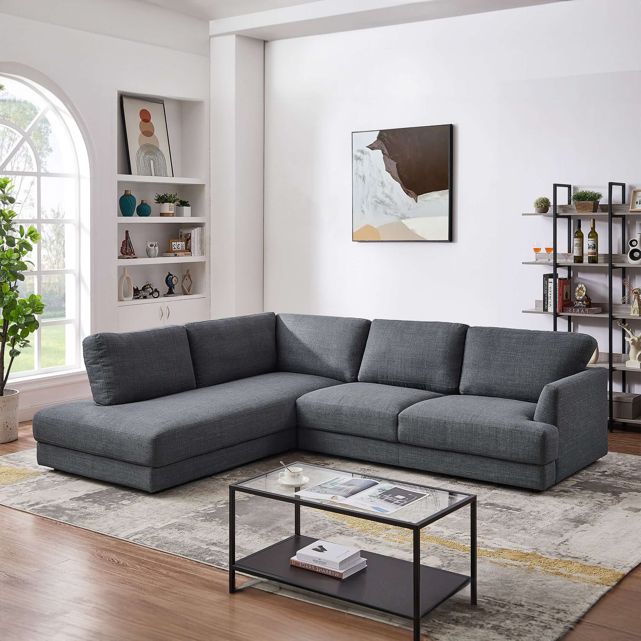 Glander Cozy Sectional Sofa Left Facing - Image 2