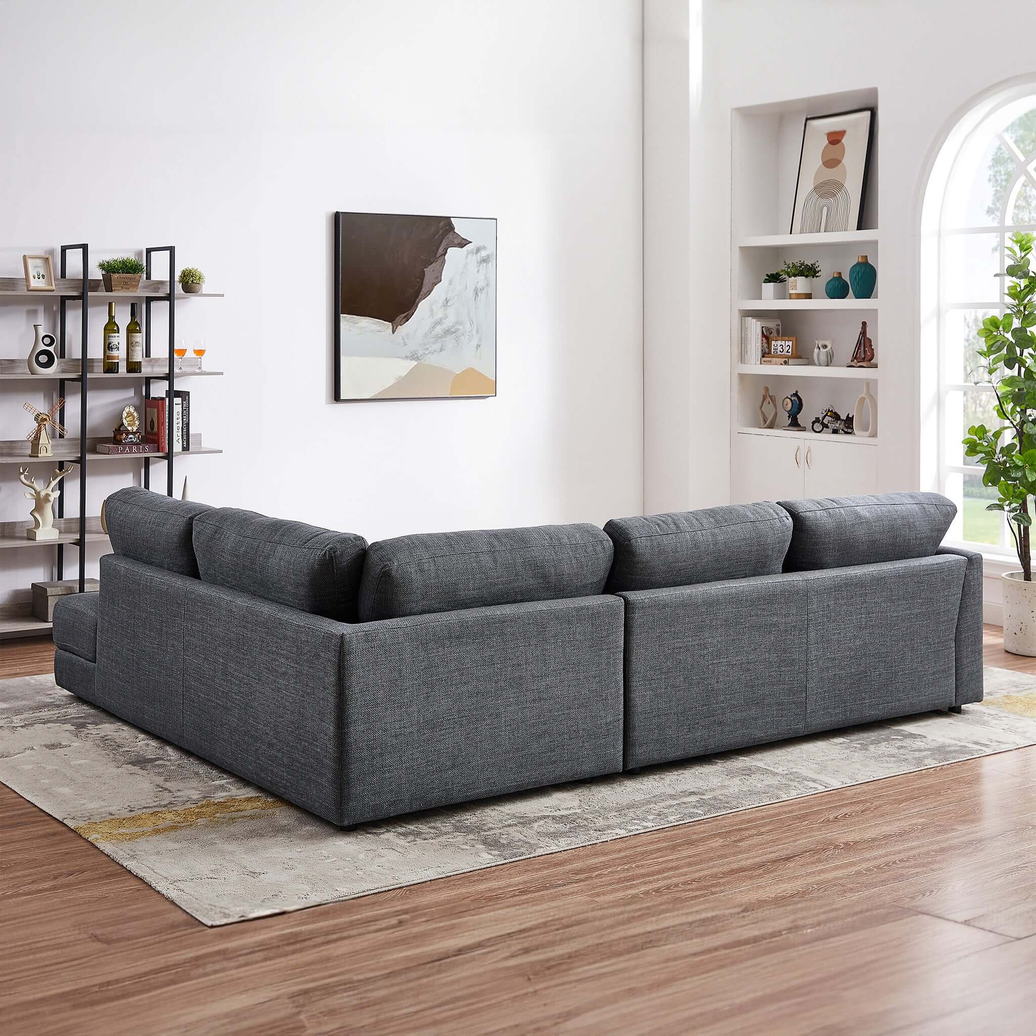 Glander Cozy Sectional Sofa Left Facing - Image 4