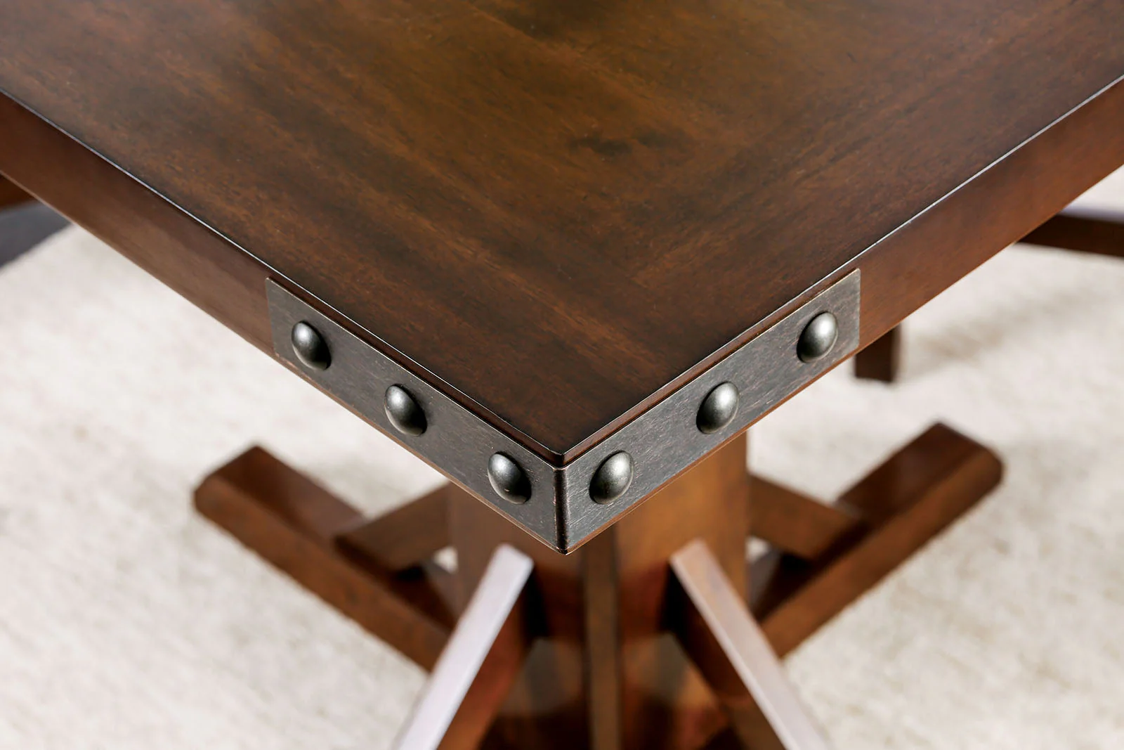 Glenbrook Brown Cherry/Ivory 5 Pc. Counter Height Table Set - Image 3