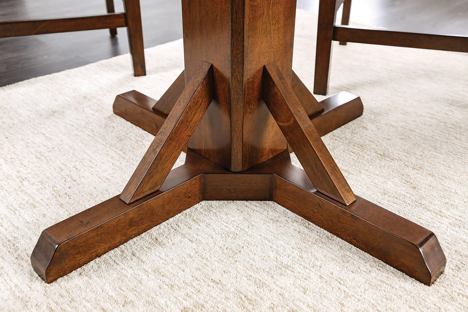 Glenbrook Brown Cherry/Ivory 5 Pc. Counter Height Table Set - Image 4