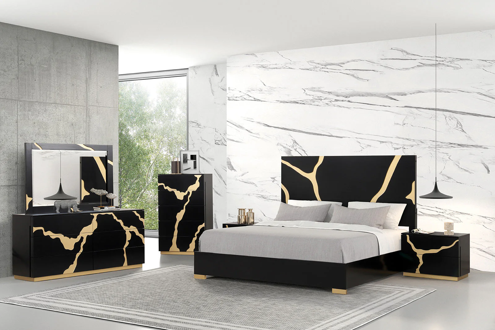 Goldsberg Black/Gold Dresser - Image 6