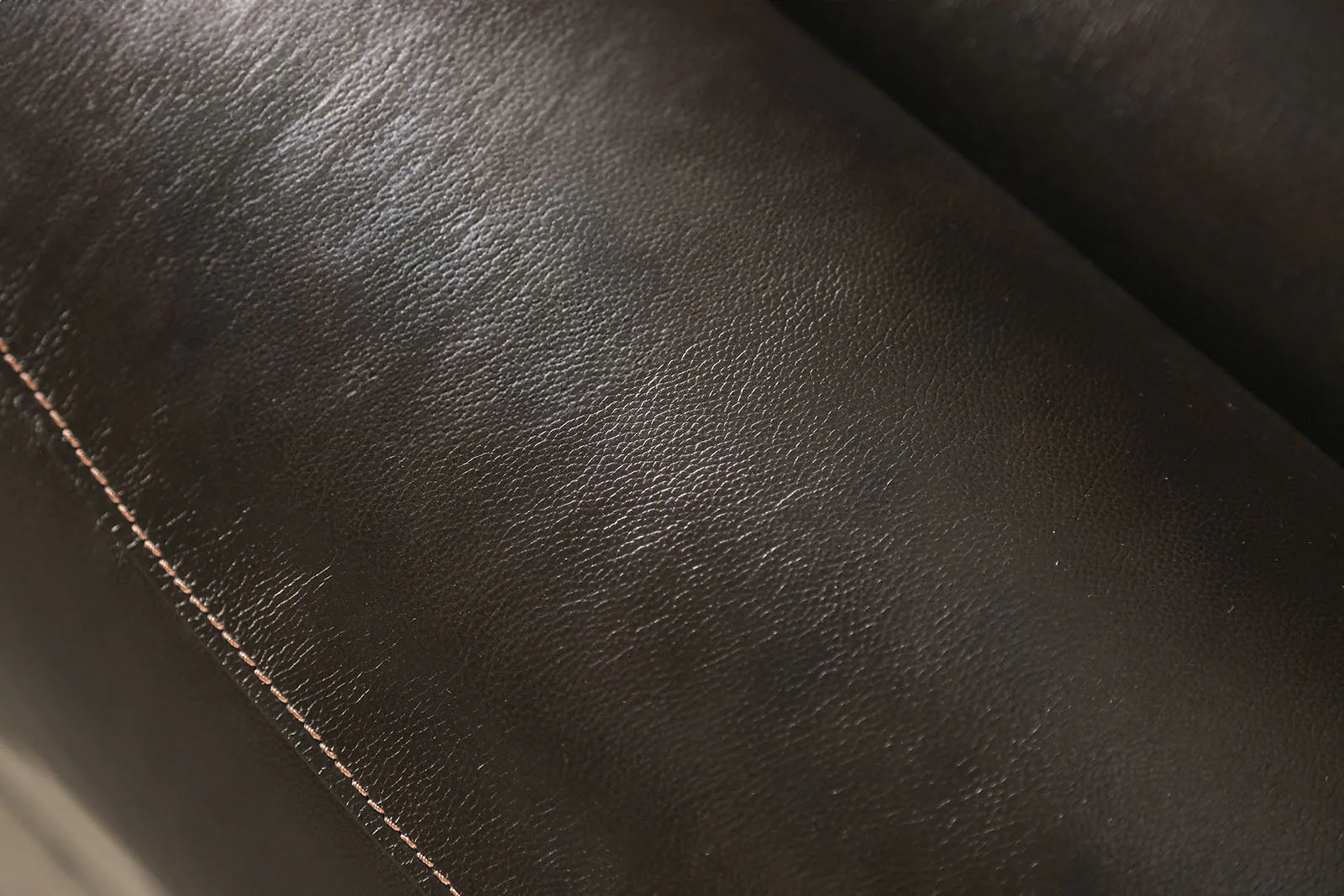 Gorgius Espresso Top Grain Leather Match Power Sectional - Image 4