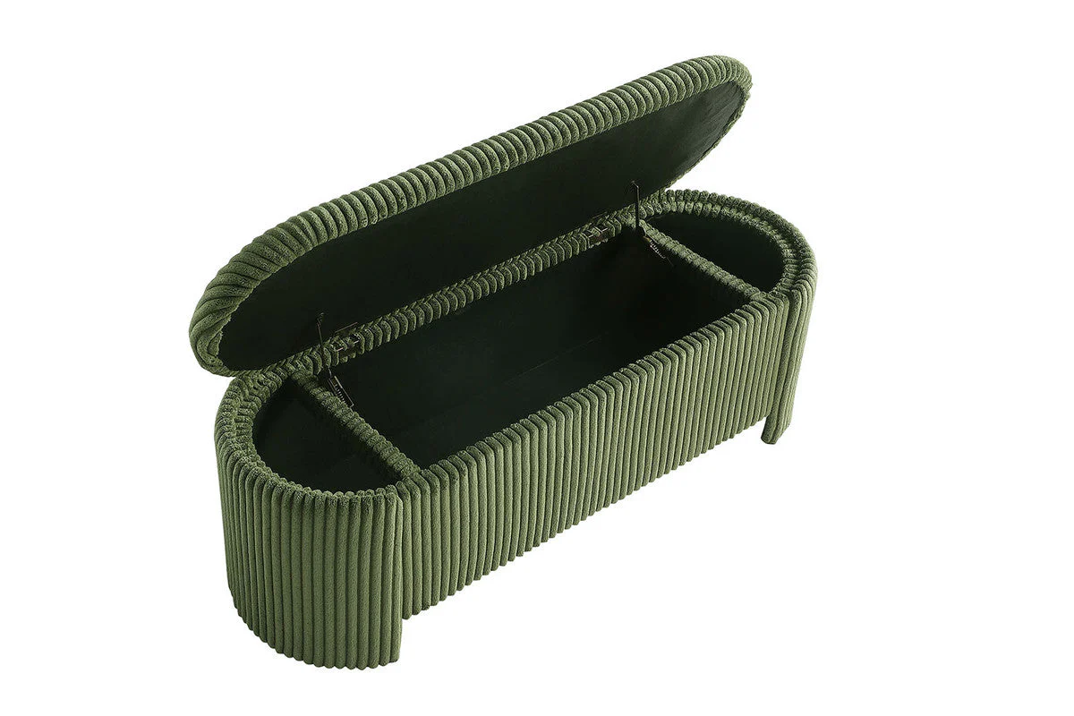 Grainne Green Storage Bench - Image 2