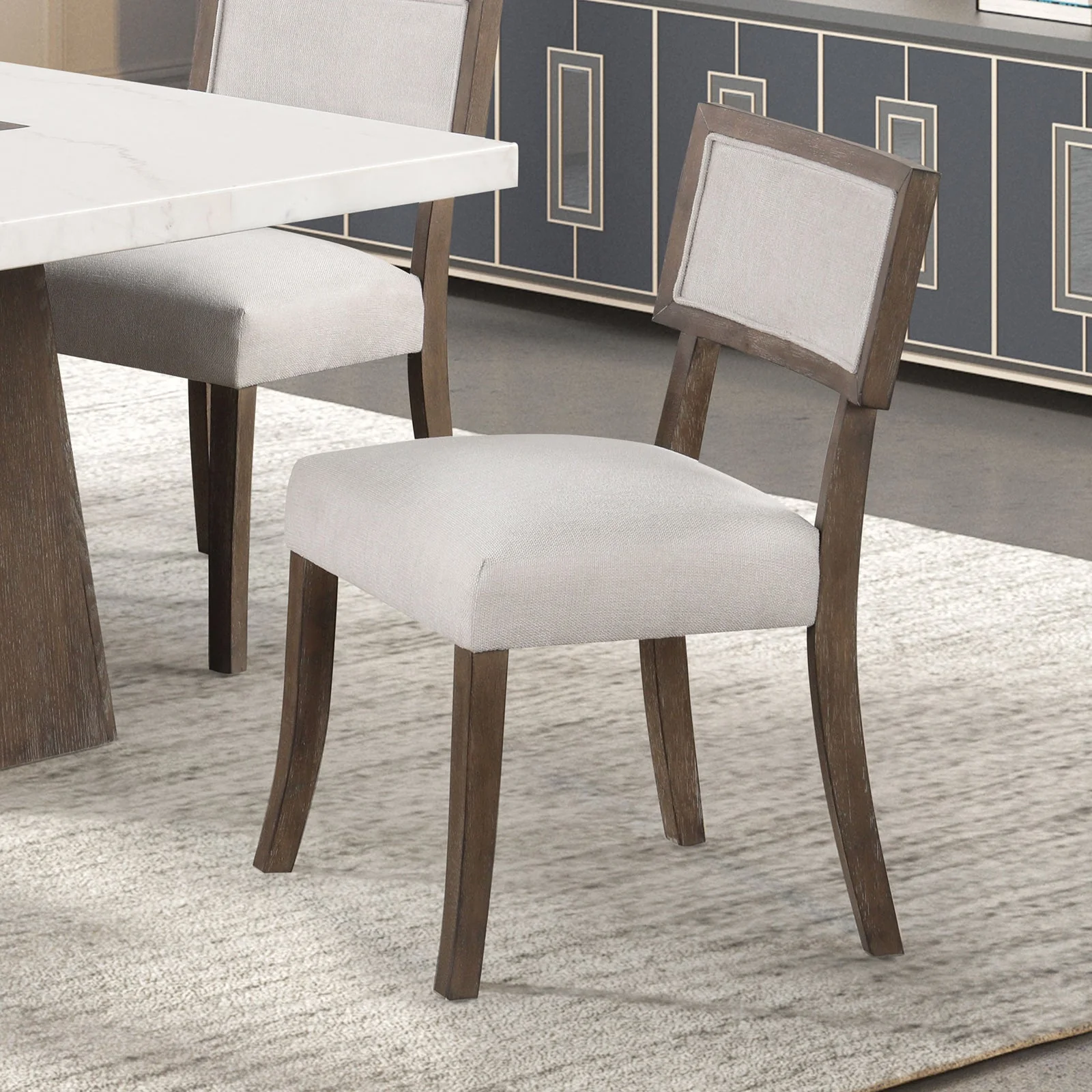 Grasten Dark Walnut 7 Piece Dining Set - Image 2